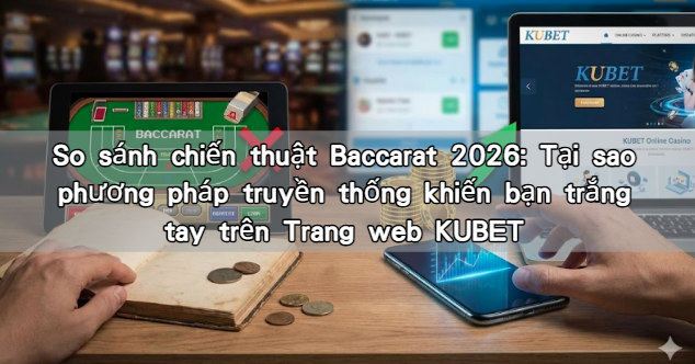 So sánh chiến thuật Baccarat 2026: Tại sao phương pháp truyền thống khiến bạn trắng tay trên Trang web KUBET