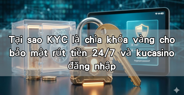 Tại sao KYC là chìa khóa vàng cho bảo mật rút tiền 24/7 và kucasino đăng nhập